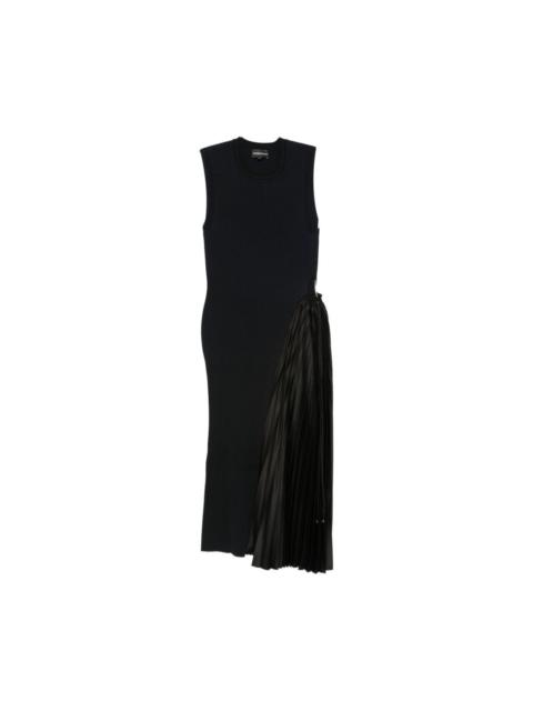 EMPORIO ARMANI Pleated midi dress