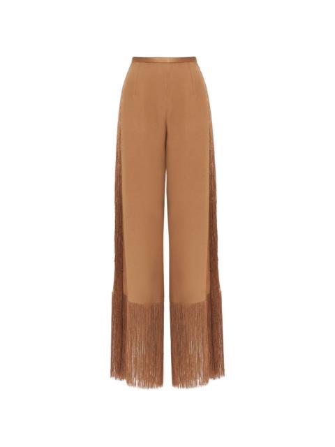 Taller Marmo Nevada fringed-hem trousers