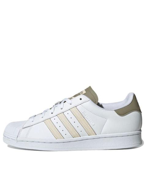 (WMNS) adidas Superstar 'White Olive Green' GW7256