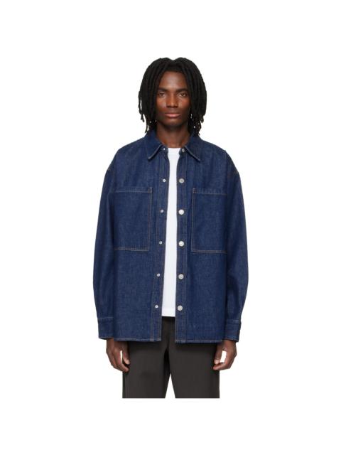 AGOLDE Navy Atticus Denim Shirt
