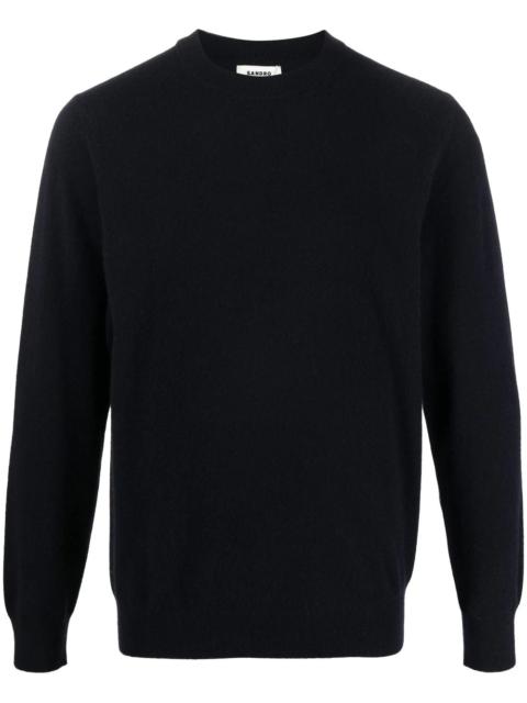 Sandro fine-knit round neck jumper
