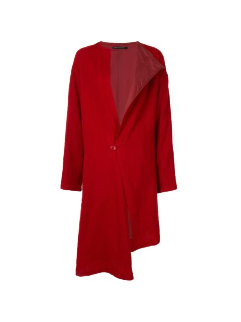 Y's asymmetric coat