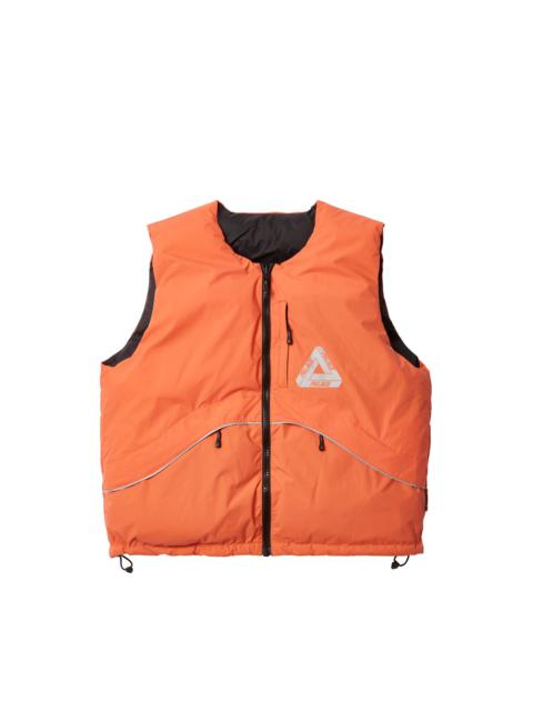 PALACE P-TECH REVERSIBLE PUFFA VEST ORANGE