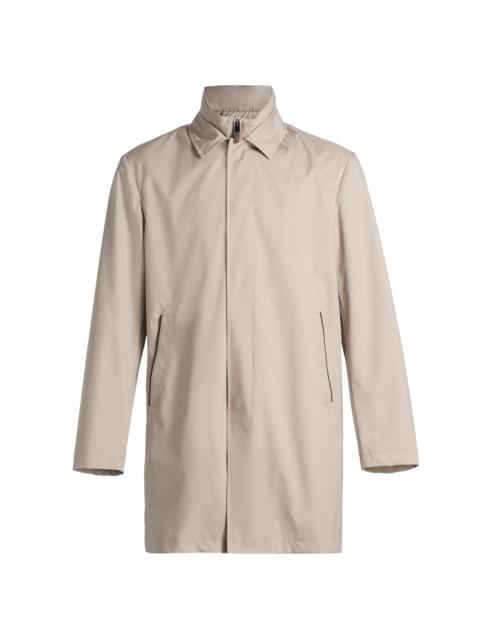 Canali Men's Silk-Touch Raincoat - Tan