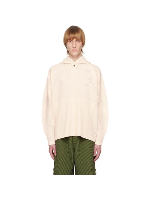 ISSEY MIYAKE Off-White Monthly Color February Hoodie