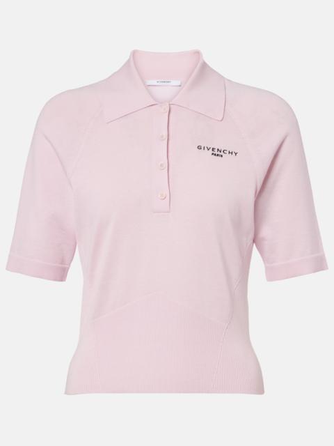 Givenchy Cotton and silk polo shirt