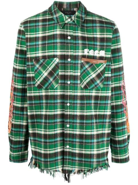 AMIRI x The Great City Workshop checked shirt