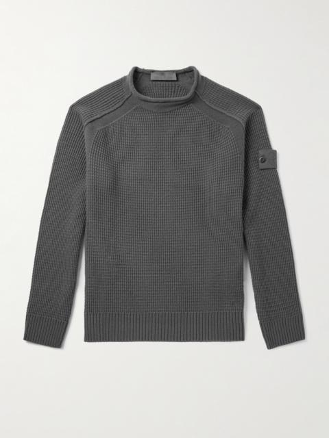 Stone Island STONE ISLAND GHOST Waffle-Knit Virgin Wool Sweater
