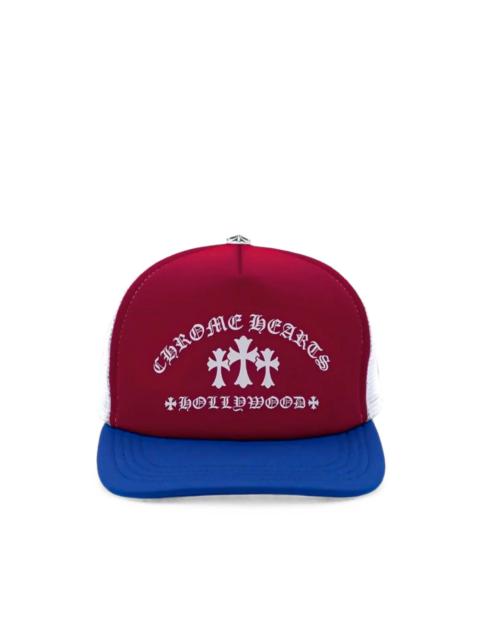 Chrome Hearts logo-print baseball cap