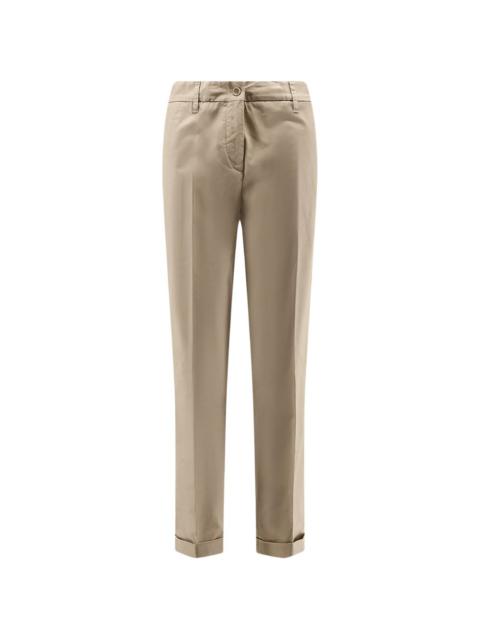 Aspesi pressed-crease turn-up trousers