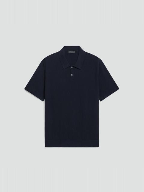 Theory Soris Polo Shirt in Light Bilen