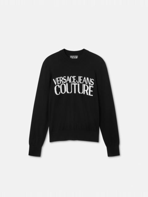 Jacquard Cotton Knit Sweater