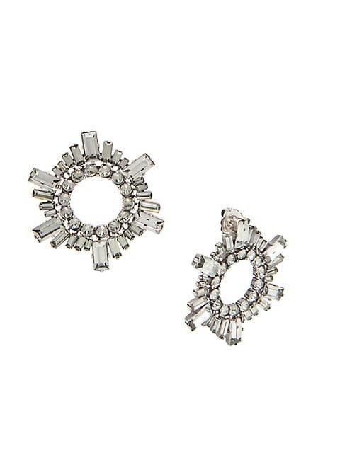 Amina Muaddi Begum crystal-embellished 귀걸이