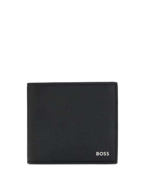BOSS WALLET WITH SILVER-FOIL LOGO