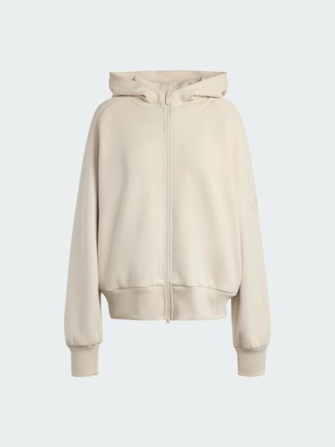 adidas SOFT LUX FULL-ZIP HOODIE
