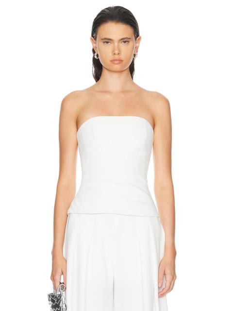 MÔNOT Strapless Ruched Top