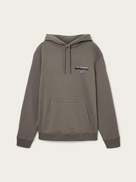 ALLSAINTS REDACT PULLOVER EMBROIDERED LOGO HOODIE