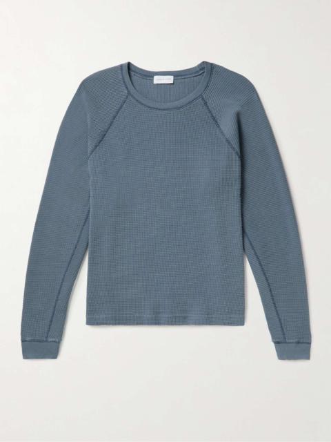 John Elliott Waffle-Knit Cotton Sweatshirt