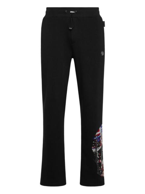 PHILIPP PLEIN embellished-skull track pants