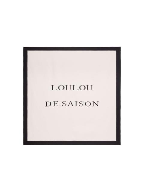 Loulou de Saison square-shape scarf
