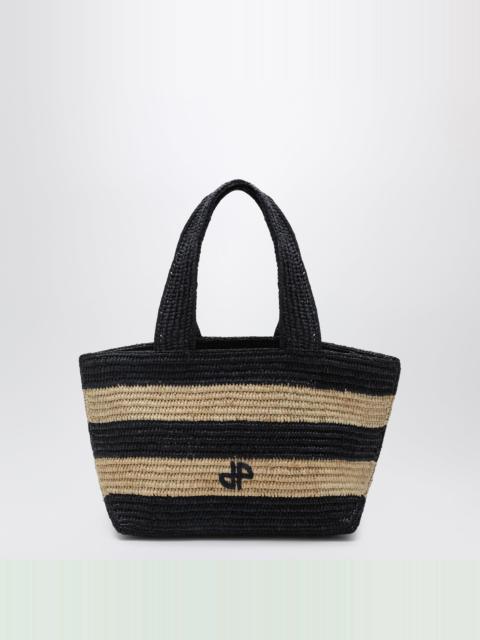 PATOU Trapeze PM shopping bag in raffia