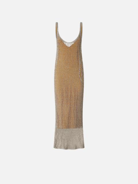 PINKO PERFORATED MERMAID DRESS WITH SEQUINS