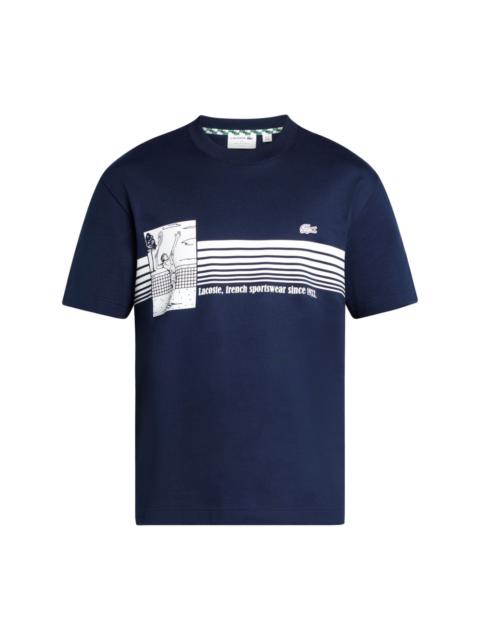 blue cotton t-shirt