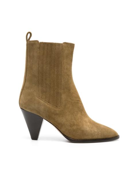 Delena 80mm suede boots