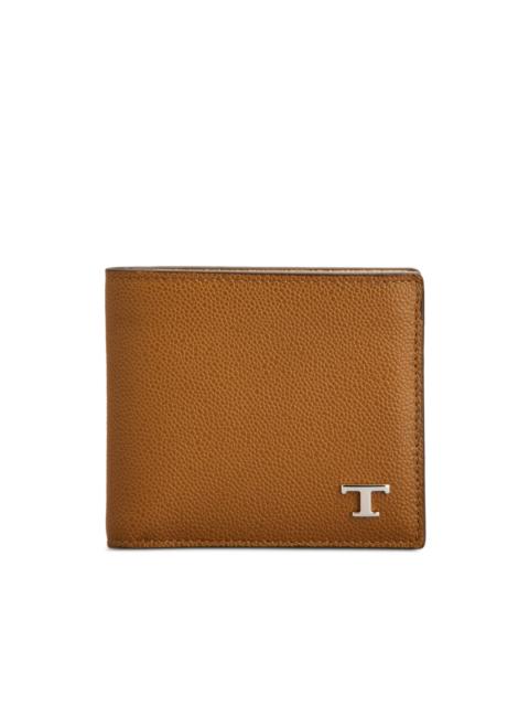 Tod's logo-plaque wallet