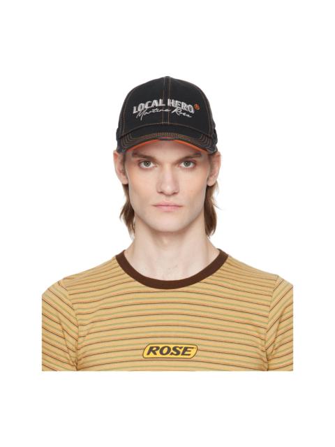 Martine Rose Black Roll Back Cap