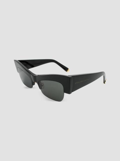 Stella McCartney Women's Medallion 63MM Geometric Sunglasses - Black