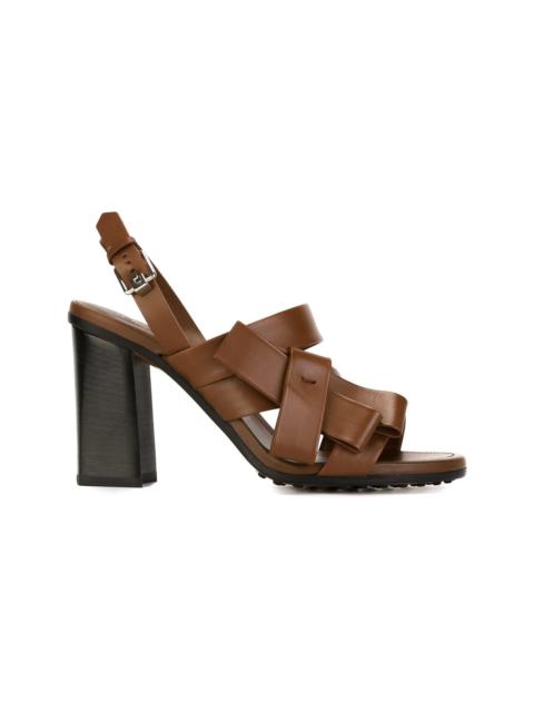 Tod's bow detail sandals
