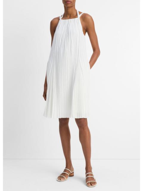 Vince Pintuck Pleated A-Line Dress