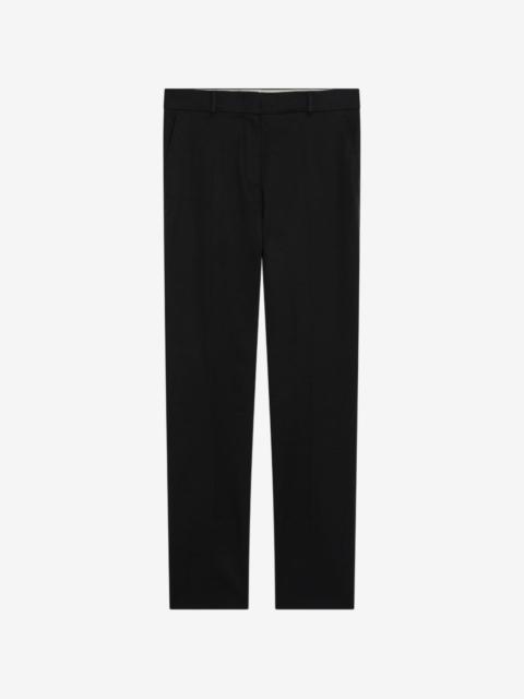 Max Mara pressed-crease belt-loops trousers