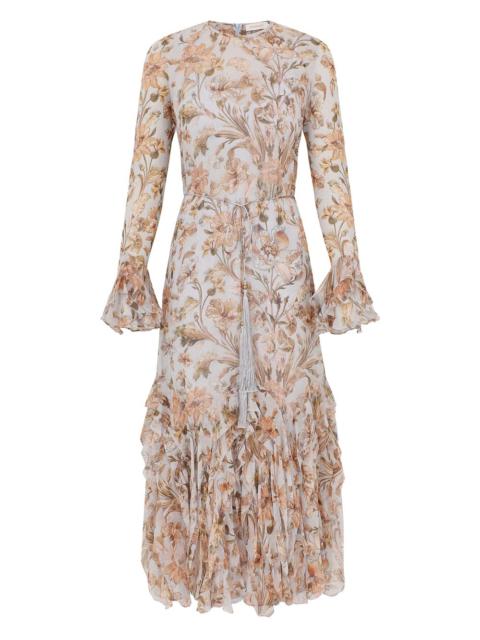 Zimmermann ASCENT CASCADING MIDI DRESS
