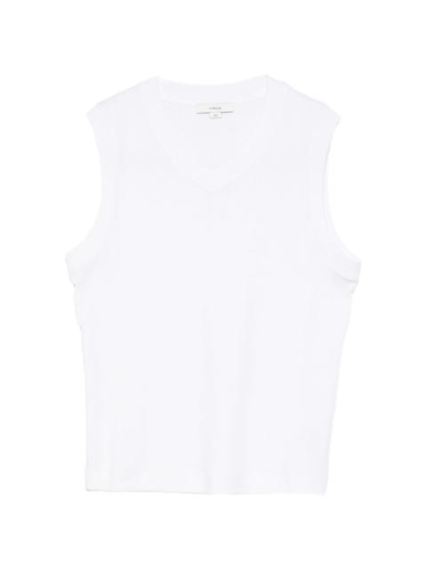 Vince V-neck sleeveless tank top