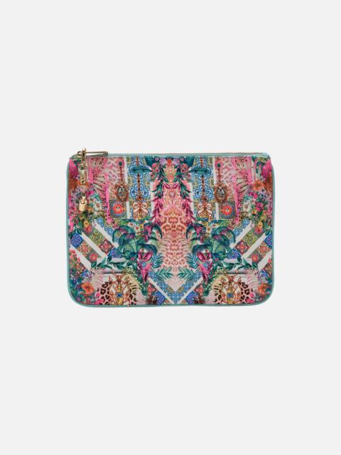 CAMILLA SMALL CANVAS CLUTCH