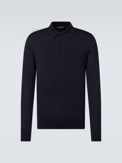 Dolce & Gabbana Silk polo shirt