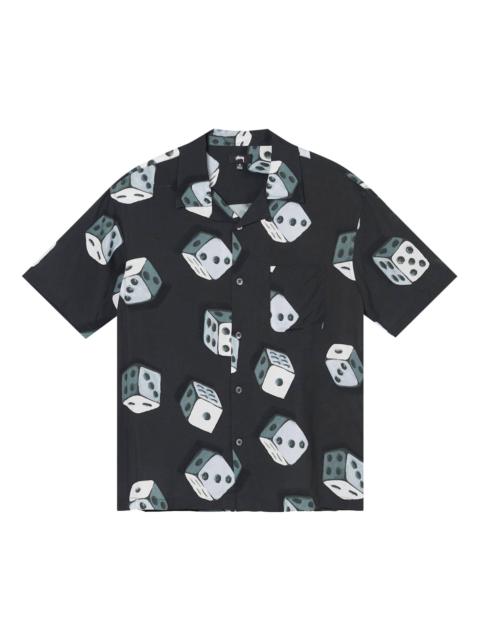 Stussy Dice Pattern Shirt 'Black'