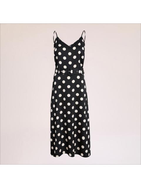 Sam Edelman Belted Dot Maxi Dress