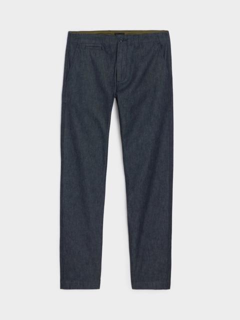 TODD SNYDER Straight Fit Chambray Favorite Pant