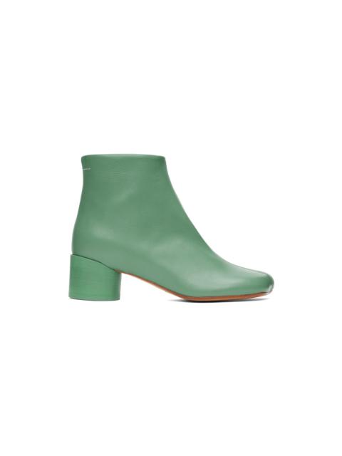 MM6 Maison Margiela Green Anatomic 45 Boots