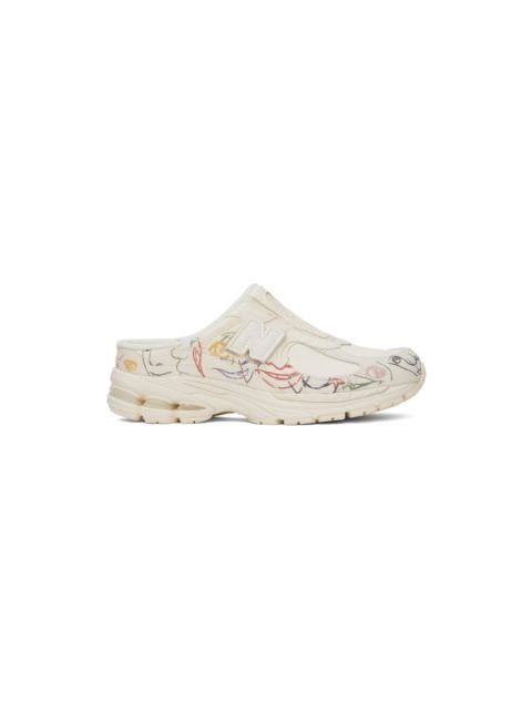 New Balance Beige Bryant Giles Edition 2002 Mules