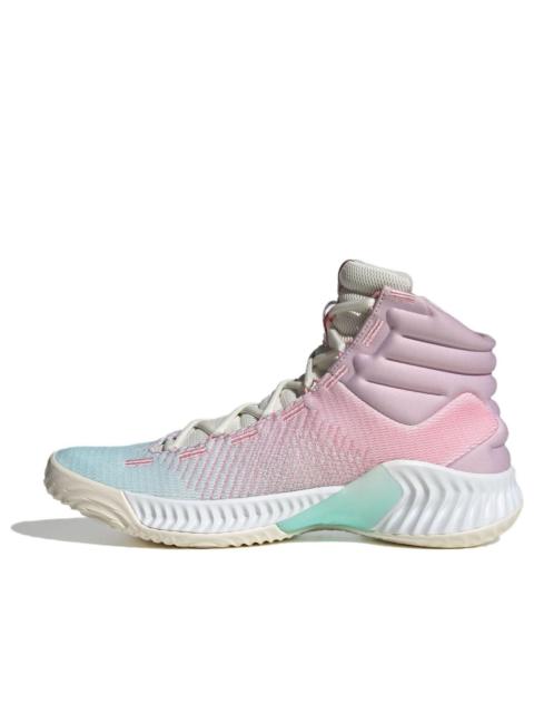 adidas Pro Bounce 2018 Mid 'Shock Absorption Wear Resistant Pink Blue' IG4496