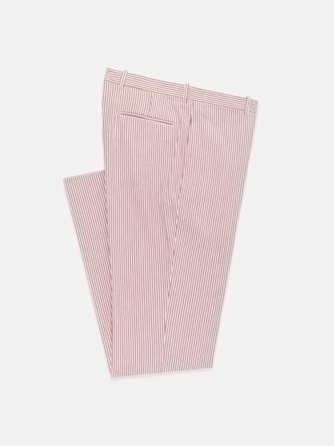 J. PRESS MADE-IN-CANADA RED STRIPE SEERSUCKER TROUSER