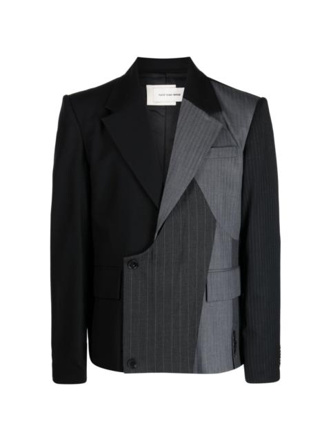 FENG CHEN WANG asymmetric wool blazer