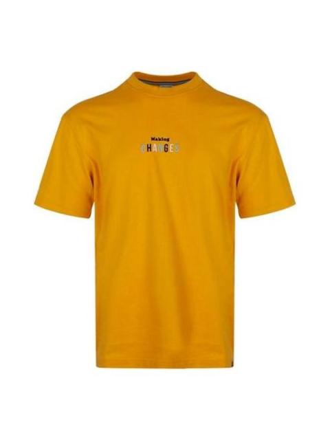 PUMA PUMA Printed Short Sleeve TEE Men Gold 597337-25