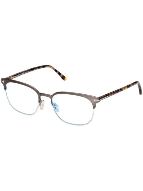 TOM FORD Tom Ford Browline Eyeglasses Matte Gunmetal/Havana (FT5799-B 009)
