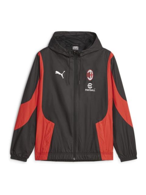 PUMA PUMA Milan Ac Pre-match Woven Jacket 'Black Red' 772233-04