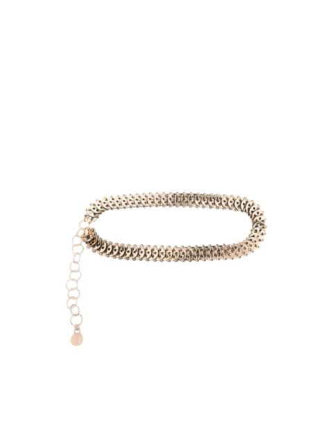 rabanne coin-link belt